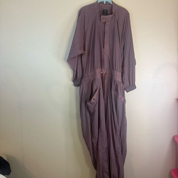 Athleta Pants - Athleta x Alicia Keys Mauve open back utility jumpsuit 22